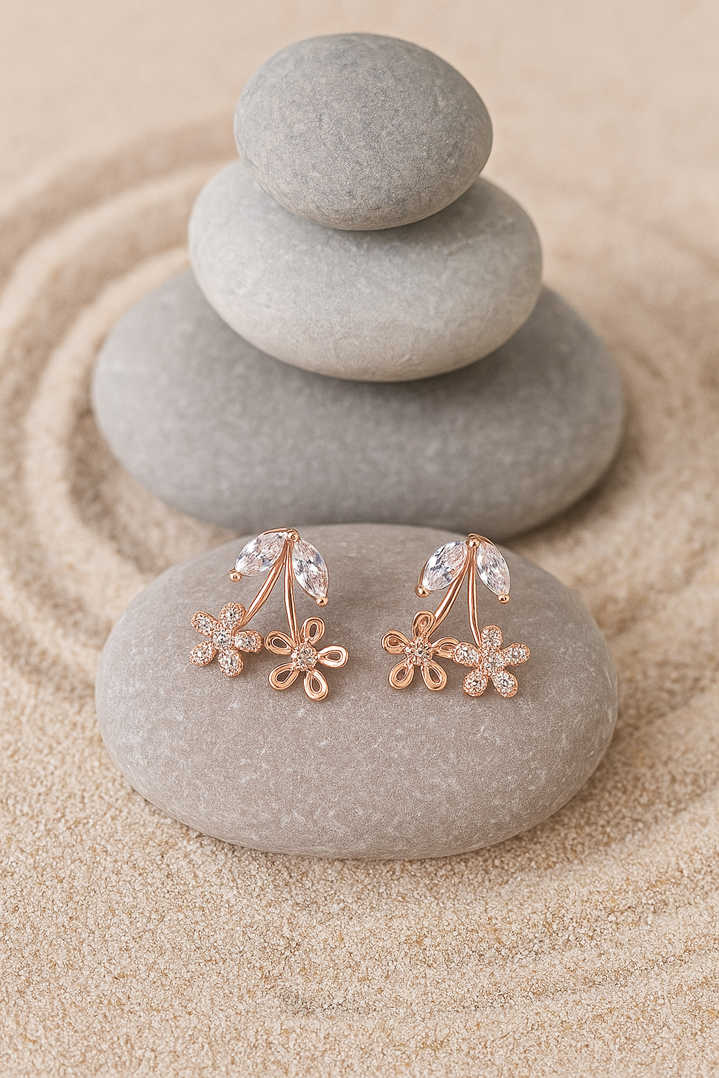 Stainless Steel – Rose Gold Studs