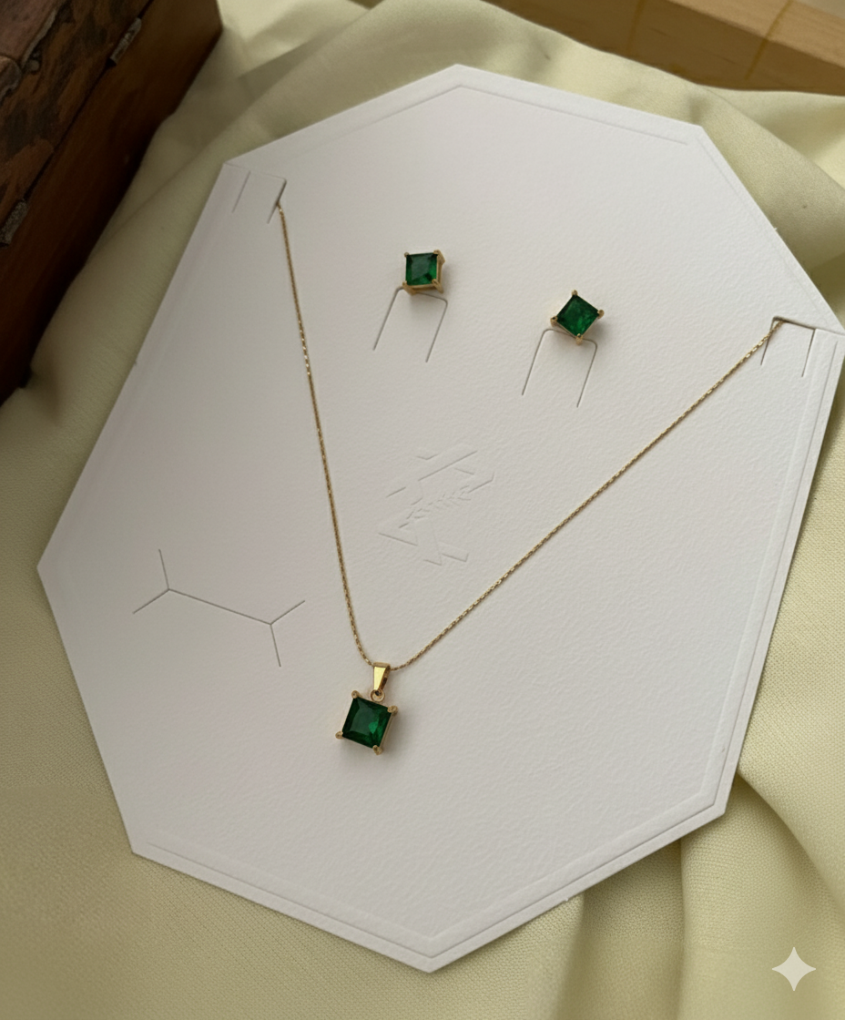 Stainless Steel Anti-Tarnish Necklace Set