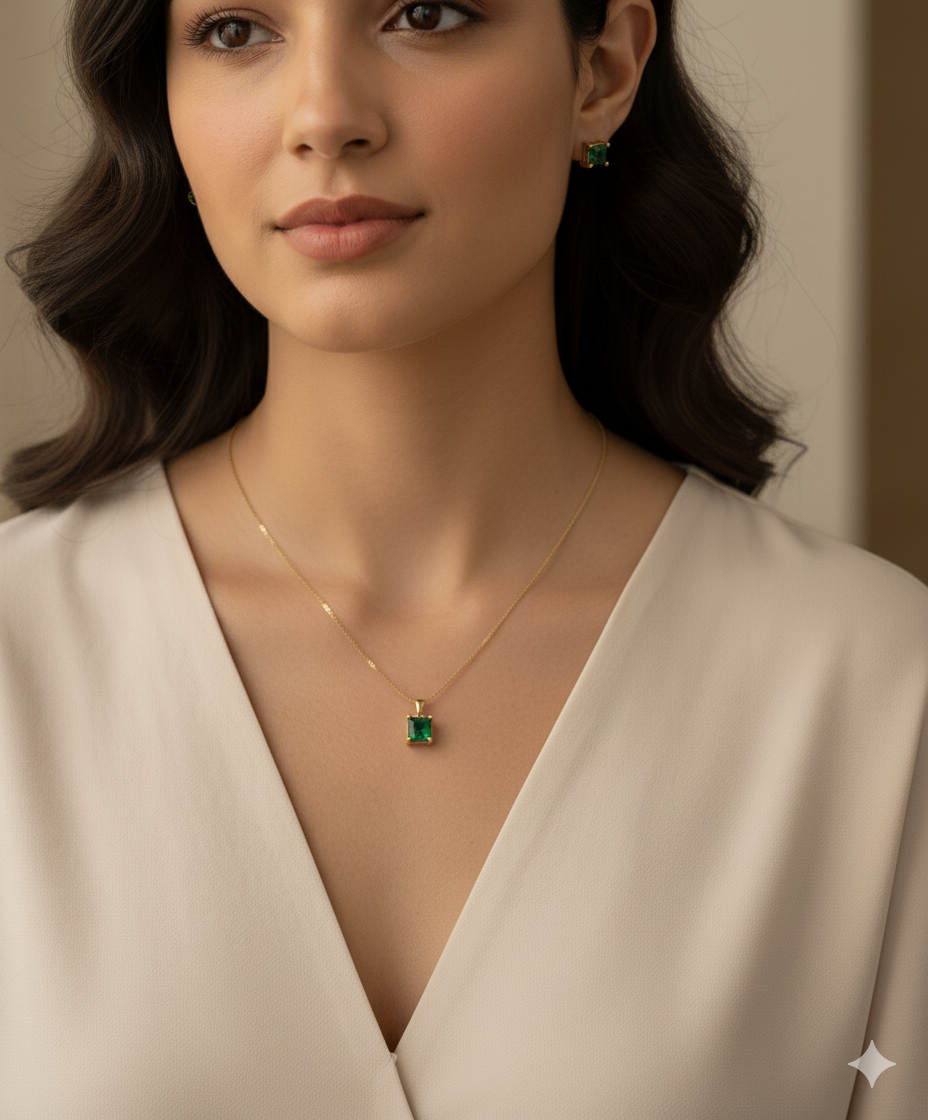 Stainless Steel Anti-Tarnish Necklace Set
