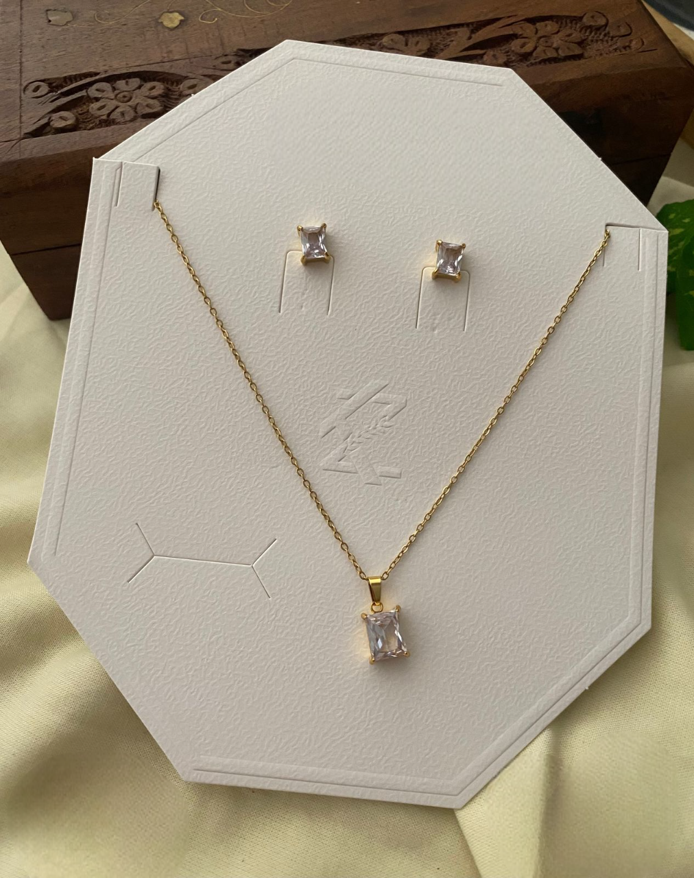 Stainless Steel Anti-Tarnish Necklace Set
