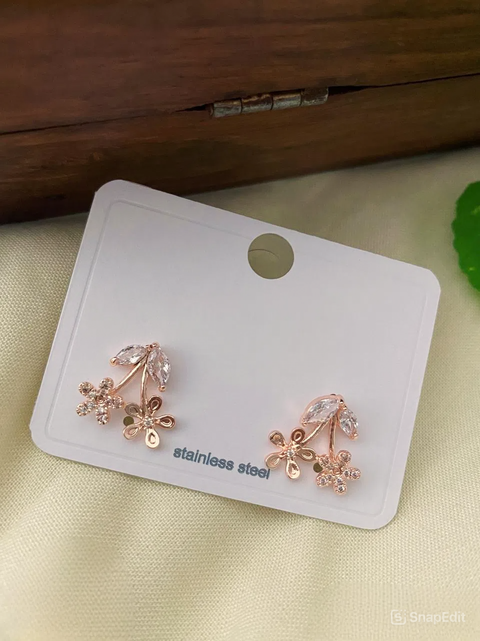 Stainless Steel – Rose Gold Studs